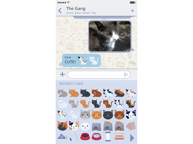 Emoji and Messenger Animation, Cats Protection